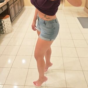 Denim Blue Women's Shorts